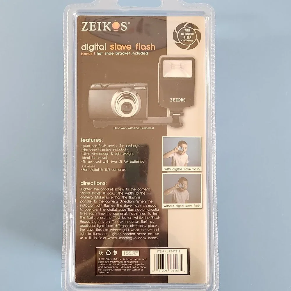 DIGITAL FLASH WITH BRACKET, DSLR, POINT & SHOOT CAMERA, PHOTO